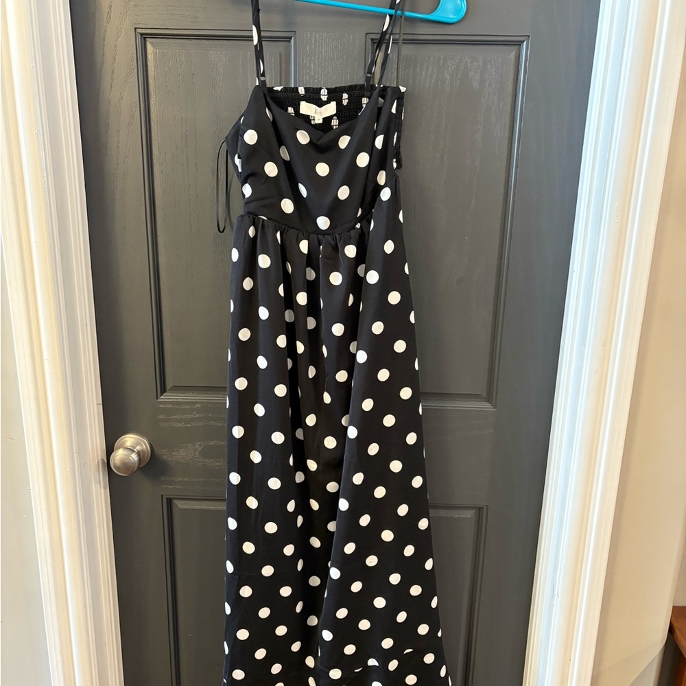 Black and White Polka Dot Dress